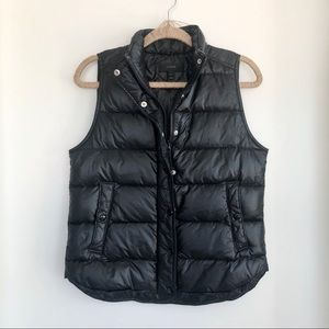 JCrew Shiny Puffer Vest